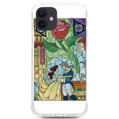 Stained Glass Rose Flower Iphone 12/12 Pro Tpu Uv Print Case by Salman4z