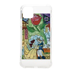 Stained Glass Rose Flower Iphone 11 Pro Max 6 5 Inch Tpu Uv Print Case