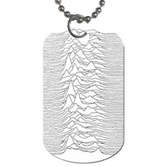 Joy Division Unknown Pleasures Post Punk Dog Tag (one Side) by Salman4z