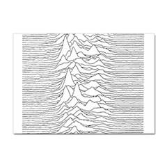 Joy Division Unknown Pleasures Post Punk Sticker A4 (100 Pack) by Salman4z