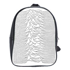 Joy Division Unknown Pleasures Post Punk School Bag (large) by Salman4z