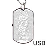 Joy Division Unknown Pleasures Post Punk Dog Tag USB Flash (One Side) Front