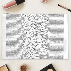 Joy Division Unknown Pleasures Post Punk Cosmetic Bag (xxl) by Salman4z