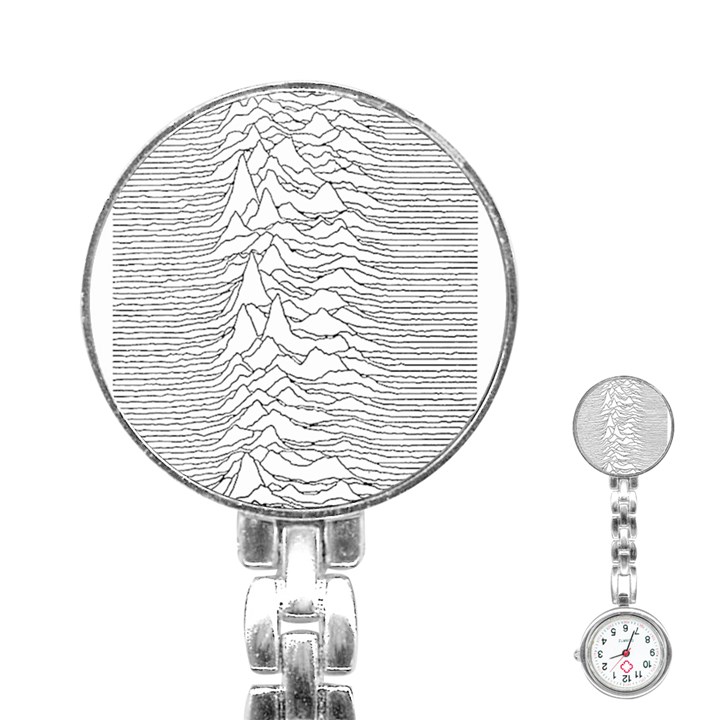 Joy Division Unknown Pleasures Post Punk Stainless Steel Nurses Watch