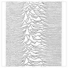 Joy Division Unknown Pleasures Post Punk Lightweight Scarf  by Salman4z