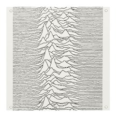 Joy Division Unknown Pleasures Post Punk Banner And Sign 4  X 4  by Salman4z