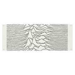 Joy Division Unknown Pleasures Post Punk Banner And Sign 8  X 3  by Salman4z