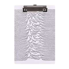 Joy Division Unknown Pleasures Post Punk A5 Acrylic Clipboard