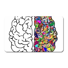 Brain Mind Aianatomy Magnet (rectangular)