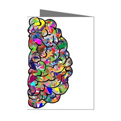 Brain Mind Aianatomy Mini Greeting Cards (pkg Of 8) by Salman4z