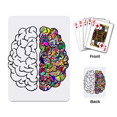 Brain Mind Aianatomy Playing Cards Single Design (rectangle) by Salman4z