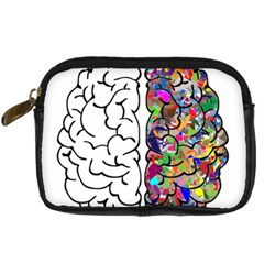 Brain Mind Aianatomy Digital Camera Leather Case by Salman4z