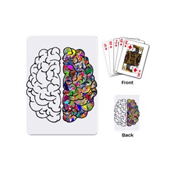 Brain Mind Aianatomy Playing Cards Single Design (mini)