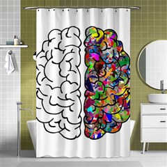 Brain Mind Aianatomy Shower Curtain 48  X 72  (small)  by Salman4z