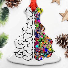 Brain Mind Aianatomy Christmas Tree Ornament (two Sides) by Salman4z