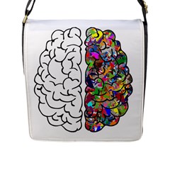 Brain Mind Aianatomy Flap Closure Messenger Bag (l) by Salman4z