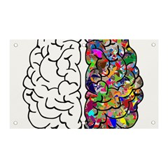 Brain Mind Aianatomy Banner And Sign 5  X 3  by Salman4z