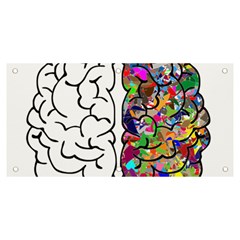 Brain Mind Aianatomy Banner And Sign 6  X 3  by Salman4z