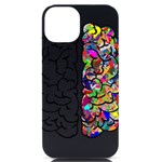 Brain Mind Aianatomy iPhone 14 Black UV Print Case Front