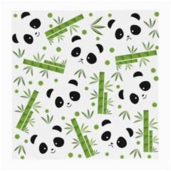 Giant Panda Bear Green Bamboo Medium Glasses Cloth (2 Sides) by Salman4z