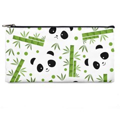 Giant Panda Bear Green Bamboo Pencil Case by Salman4z