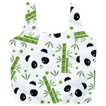 Giant Panda Bear Green Bamboo Full Print Recycle Bag (XXL) Front