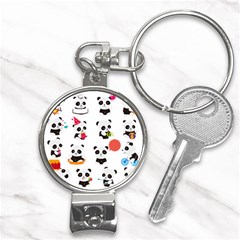 Giant Panda Bear Cuteness Nail Clippers Key Chain