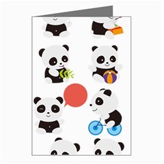 Giant Panda Bear Cuteness Greeting Cards (Pkg of 8)