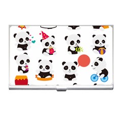 Giant Panda Bear Cuteness Business Card Holder by Salman4z