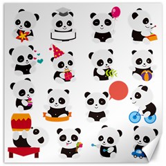 Giant Panda Bear Cuteness Canvas 20  X 20  by Salman4z