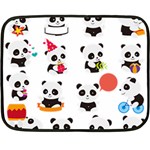 Giant Panda Bear Cuteness Fleece Blanket (Mini) 35 x27  Blanket