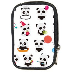 Giant Panda Bear Cuteness Compact Camera Leather Case