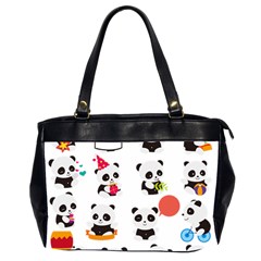 Giant Panda Bear Cuteness Oversize Office Handbag (2 Sides) by Salman4z