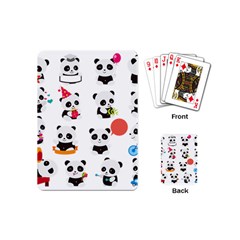 Giant Panda Bear Cuteness Playing Cards Single Design (mini) by Salman4z