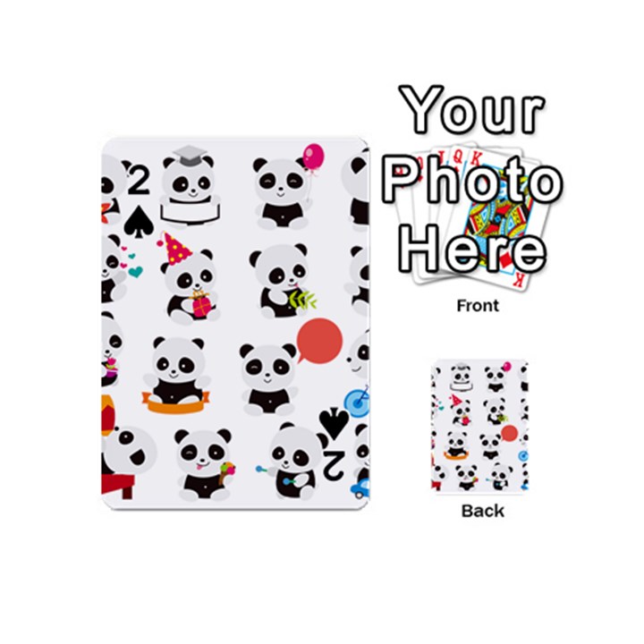 Giant Panda Bear Cuteness Playing Cards 54 Designs (Mini)