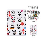 Giant Panda Bear Cuteness Playing Cards 54 Designs (Mini) Front - Heart8