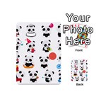 Giant Panda Bear Cuteness Playing Cards 54 Designs (Mini) Back