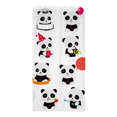 Giant Panda Bear Cuteness Shower Curtain 36  X 72  (stall)  by Salman4z