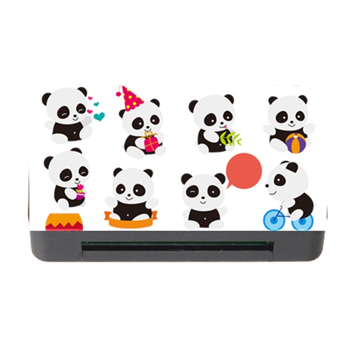 Giant Panda Bear Cuteness Memory Card Reader with CF