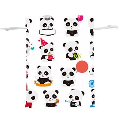 Giant Panda Bear Cuteness Lightweight Drawstring Pouch (xl) by Salman4z