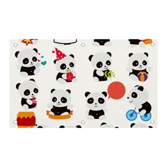 Giant Panda Bear Cuteness Banner and Sign 5  x 3 