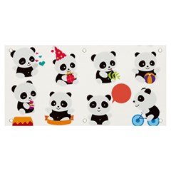 Giant Panda Bear Cuteness Banner and Sign 6  x 3 