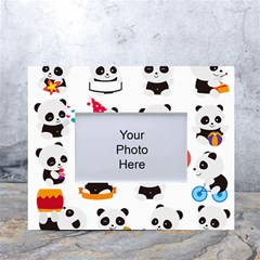 Giant Panda Bear Cuteness White Tabletop Photo Frame 4 x6 