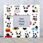 Giant Panda Bear Cuteness White Wall Photo Frame 5  x 7  Front