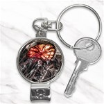 Happy Hour Drinking Party Motif Photo Nail Clippers Key Chain Front