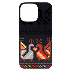 Bulgarian Folk Art Folk Art Iphone 14 Pro Max Black Uv Print Case by Salman4z