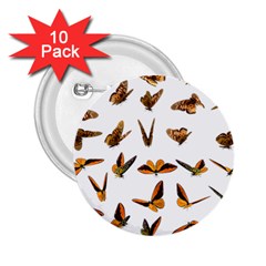 Butterfly Butterflies Insect Swarm 2 25  Buttons (10 Pack) 