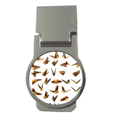 Butterfly Butterflies Insect Swarm Money Clips (round)  by Salman4z