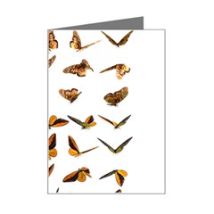 Butterfly Butterflies Insect Swarm Mini Greeting Card by Salman4z