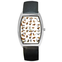 Butterfly Butterflies Insect Swarm Barrel Style Metal Watch by Salman4z